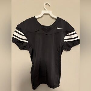 Nike Stock Vapor Pro Football Jersey Boy's Dark Gray w/White LG CI3909-061